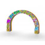 factory wholesale price oxford cloth hot printing advertising decoration inflatable arch for sale
