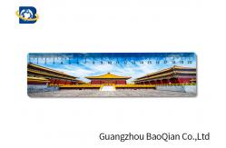 China Study Stationery 3D Lenticular Ruler Customized Shape Beautiful Scenery Pattern supplier