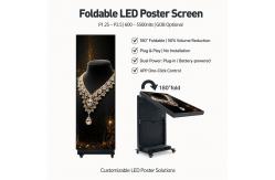 China P1.86 Portable Foldable LED Poster Display Premium 640x1920mm Aluminum Alloy Standee supplier