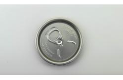 China Aluminum Easy Open Lid End With Silk Printing For Composite Paper Can supplier