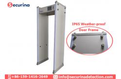 China Anti terrorism Walk Through Security Detector Door Frame IP65 Weatherproof supplier