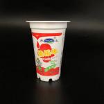 Polypropylene Plastic Yogurt Cup 180ml 100mm for sale