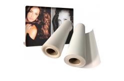 China Eco Solvent Framed Digital Glossy Blank Inkjet Cotton Canvas Roll 360gsm supplier