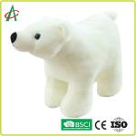 12 inches Cuddle Stuffed Toys , SNAS Polar Bear Stuffed Animal for sale