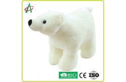 China 12 inches Cuddle Stuffed Toys , SNAS Polar Bear Stuffed Animal supplier