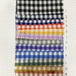 100gsm-140gsm Yarn Dye Twill Check And Stripe Fabrics Polyester Cotton Rayon Blend