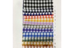 China 100gsm-140gsm Yarn Dye Twill Check And Stripe Fabrics Polyester Cotton Rayon Blend supplier