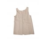 Polyester 80 Cotton 20 Bib Apron Chef Uniform Pink With Princess Seam