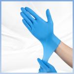 Blue Polyvinyl Chloride Household Cleaning Gloves Waterproof Single Use for sale