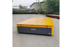 China 5 Tons Steerable Transfer Cart For Scrap Materials Handling With Hydraulic Lift supplier