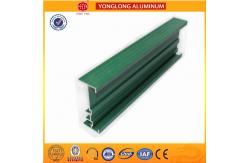 China Square Green Powder Coated Aluminum Alloy Extrusion With Strong Stability supplier