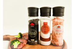China Plastic Refillable Salt And Pepper Grinder Customized Colors supplier