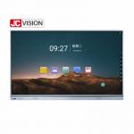JCVISION 75 Inch JCHUB Interactive Flat Panel with Black/Silver Color IR 20 Points Touch for Education/Conference Using for sale