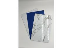 China DHPE Coating Wood Grain Wall Cladding , Aluminium Composite Sheet 6mm supplier