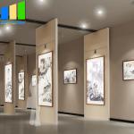 Interior Temporary Folding Partition Walls Removable Foldable Wall Divider Sliding Dining Hall Partition For Exhibition for sale