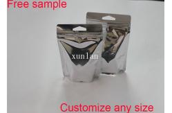 China Anti Static Material Aluminum Foil Bags Resealable Heat Seal With See Through Window supplier