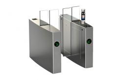 China Acrylic Panel  Pedestrian 1S SS304 Access Control Turnstile supplier