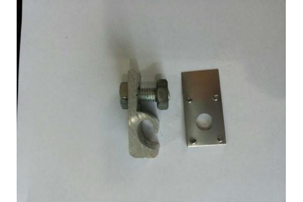 Aluminum Solar Roof Mounting Systems , Alloy 6063 Weeb And Earthing Lugs