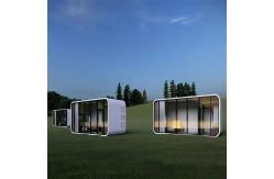 China Galvanized Steel Frame Modern Container Cabin With Metal Carved Panel supplier