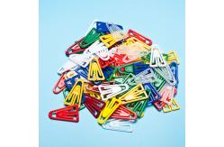China A Shape Small Plastic Paper Clips , 1.3 Inches Clear Plastic Paper Clips supplier