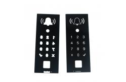 China Intelligent Security Door Lock Display Cover Glass Acrylic Control Panel supplier