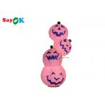 Air Blown Inflatable Pumpkin Light Outdoor Halloween Yard Decoration for sale