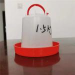 1.5L Poultry Bucket Drinker For Baby Chicken Broiler Layer Breeder for sale