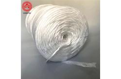 China Round White 130m/Kg Hay Bale Twine With Split Film baler twine amazon supplier