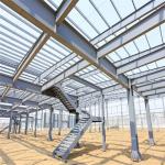 Hot Dip Galvanized Prefabricated Steel Structure Warehouse Whole House System Plant Building for sale
