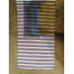 Breathable And Moisture Wicking And Comfortable Striped Material Fabric For T-Shirt for sale