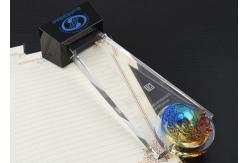 China Personalized Crystal Trophy Cup , Sand Blasting Crystal Glass Awards supplier