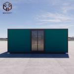 Quick Assembly Prefab Tiny Expanding Container Homes Corrugated Metal Roofing