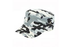 China 2019 Flat Top Army Cap , New Style Military Camouflage Cap 100% Cotton supplier