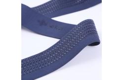 China 50mm Anti Slip Webbing Transparent Silicone Elastic Gripper Tape supplier