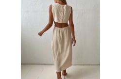 China Double Layer Elegant Beach Dresses supplier
