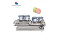 China Barrel Removable Hot Pepper Crushing Machine , Breaking Triturating Garlic Processing Equipment supplier