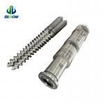Bimetallic Conical Twin Screw and Barrel For PVC WPC pipe and sheet for sale