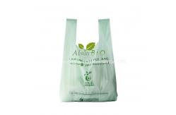 China Compostable Carrier PLA Packaging Bag Corn Degradable ODM supplier