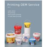 Transparent Multifunctional 3L Set Packing Plastic Bucket with Lid and Sealing Strip