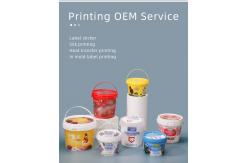 China Transparent Multifunctional 3L Set Packing Plastic Bucket with Lid and Sealing Strip supplier