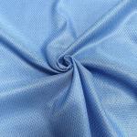 75-80gsm 6mm Diamond Blue Knitted ESD Antistatic Fabric For Cleanroom Coat for sale