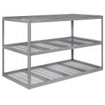 Long Span Commercial Wire Shelving Heavy Duty Wire Decking 48 x 24 x 48 for sale