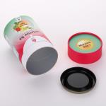 Powder Tea Packaging Paper Tube Cardboard Inner Aluminum Foil With Metal Lid for sale