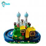 Coin Operated Round Castle Mini Train Rides for Indoor Amusement Park 155KG 300W for sale