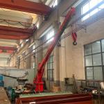 Electric 1.5T Loading 6M Offshore Pedestal Crane for sale