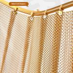 Installation System Metal Coil Mesh Ceiling Drapery for sale