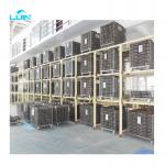 Collapsible Wire Mesh Containers Pallets Metal Foldable Cage With 500KG Capacity for sale