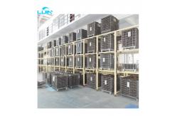 China Collapsible Wire Mesh Containers Pallets Metal Foldable Cage With 500KG Capacity supplier