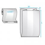 Custom Transparent 72 X 42 X 54 Plastic Poly Pallet Cover Shrouds