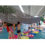 Water Park Lazy River And Swimming Pool Floating Bridge With Climbing Net for sale